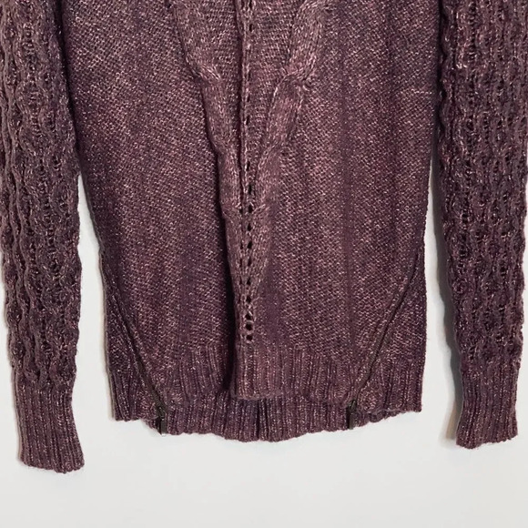 Matilda Jane | Dixie Sweater Turtleneck Side Zippers Cable Knit Long Sleeve - Picture 3 of 8